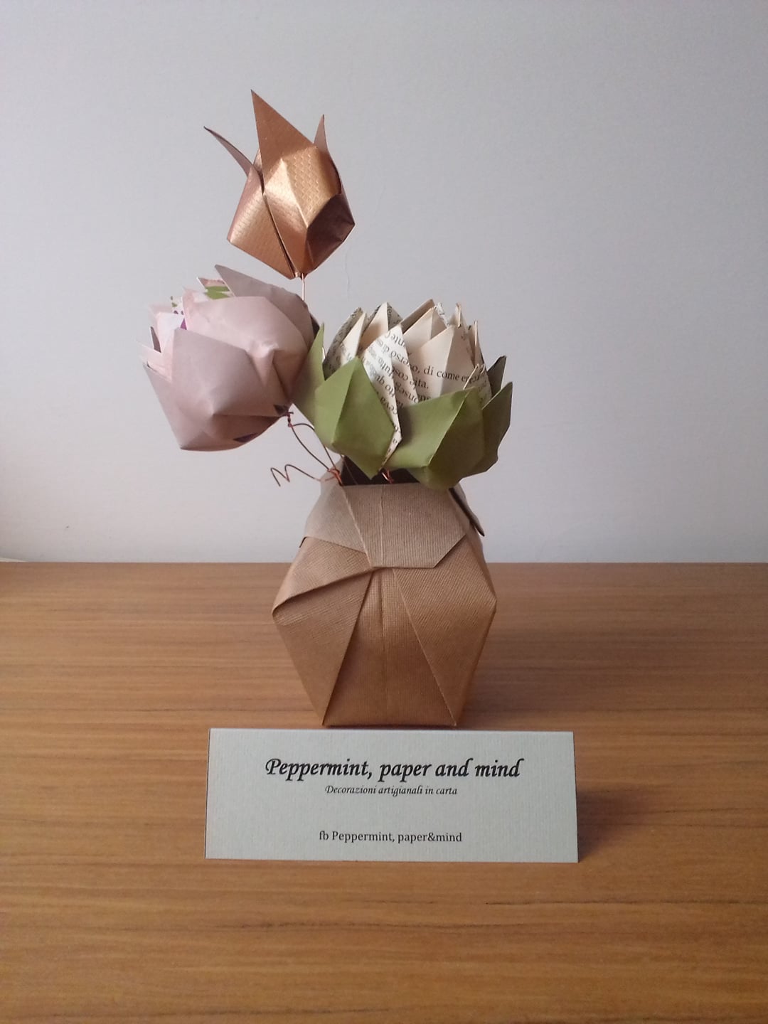 origami con carta in dispensa icma sara de salsi